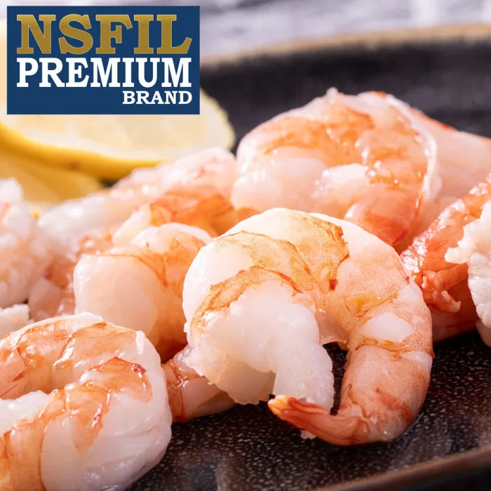 MASNSFIL Premium IQF Cooked P&D King Prawns (26/30, 800g net) 1kg-Food