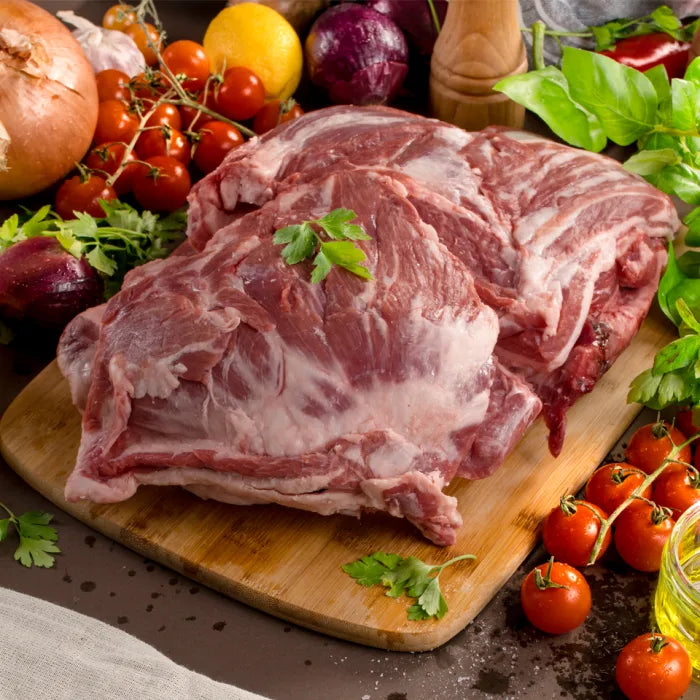 MASFresh UK Halal Boneless Lamb Shoulders (Price Per Kg) Box Appx. 11kg-Food