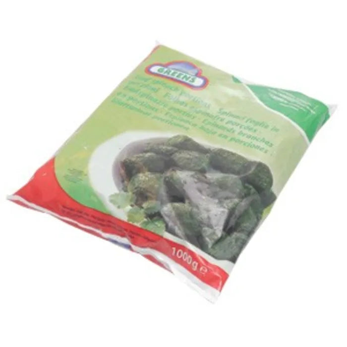 MASGreens Frozen Leaf Spinach (Bags)-1x1kg-Food