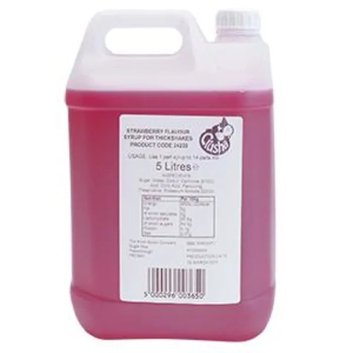Crusha Strawberry Syrup 5L