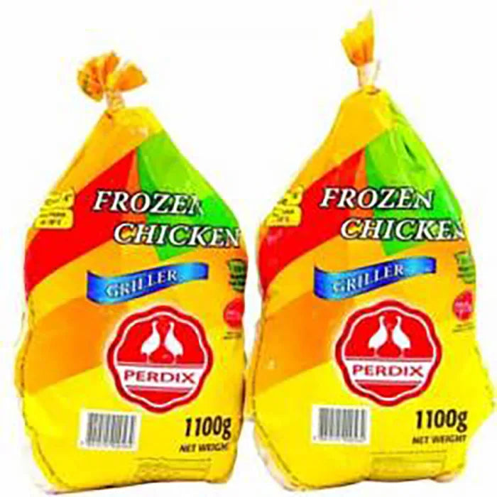 Perdix IQF Halal Raw Whole Chickens (Griller/Tandoori) - 10x1.1kg