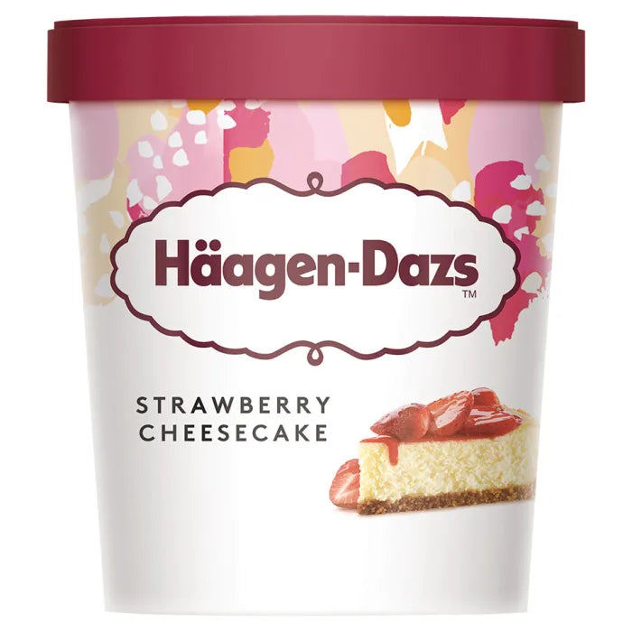 MASHaagen Dazs Strawberry Cheesecake Ice Cream 8pc x 460ml-Food
