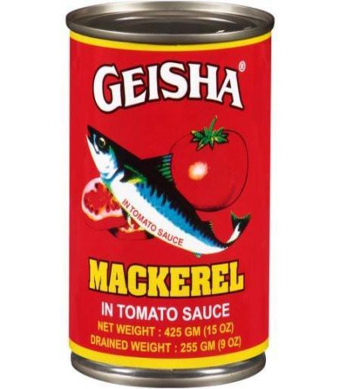 MASGeisha Mackerel in Tomato Sauce 425g Box of 12-Fd