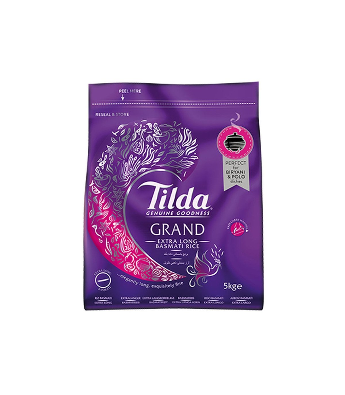 MASTilda Grand White Rice 5kg Box of 1-Fd