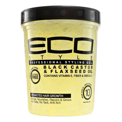 ECO Styling Gel 32oz Black Castor & Flaxseed Oil