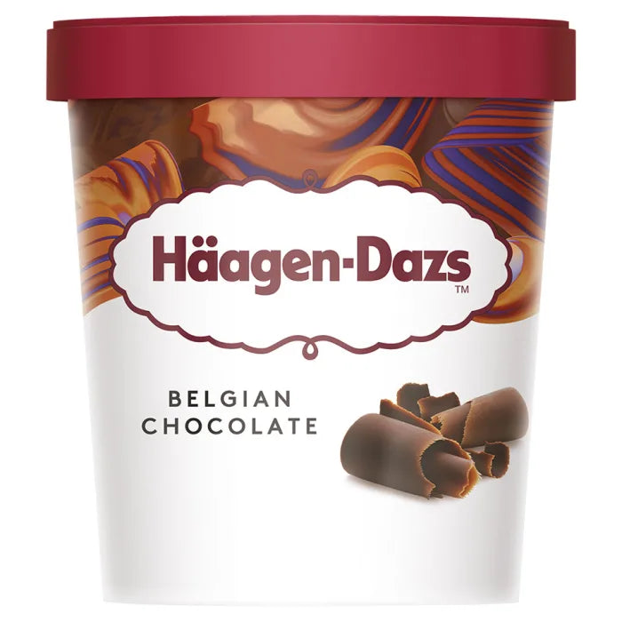 MASHaagen Dazs Belgian Chocolate Ice Cream 8pc x 460ml-Food