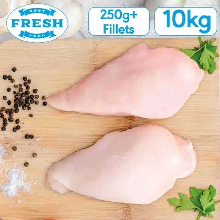 MASFresh Halal Chicken Breast Fillets-(250g+)-2x5kg-Food
