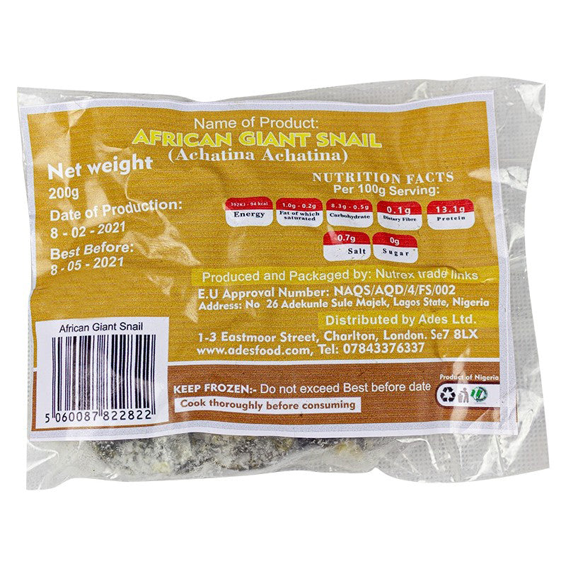 Frozen Snails 200g