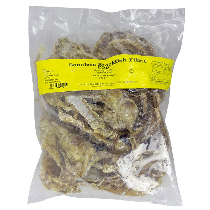 MASBoneless Stockfish Cod Fillet 1kg-Fd
