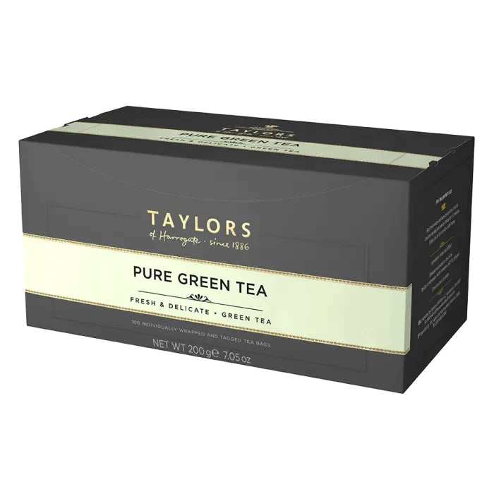 Taylors of Harrogate Pure Green Tagged Tea Bags 1pc x 100-Food