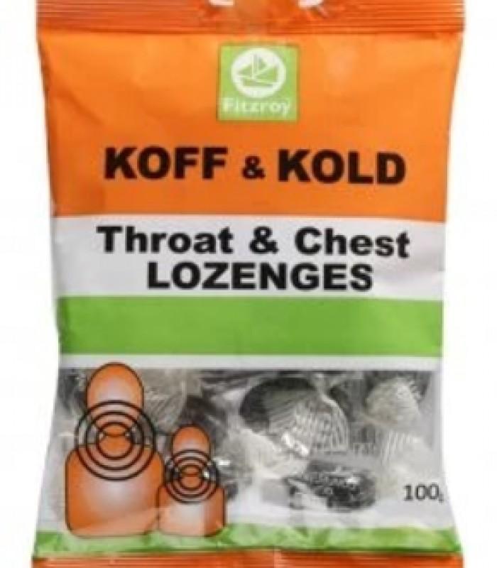 MASFitzroy Koff & Kold Throat & Chest 100g Box of 12-Fd