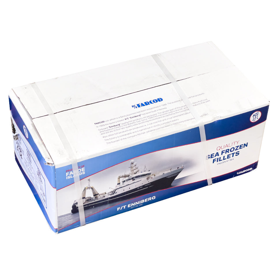 MASMSC Enniberg Skinless PBI Haddock Fillets (5-8oz) 3x6.81kg-Food