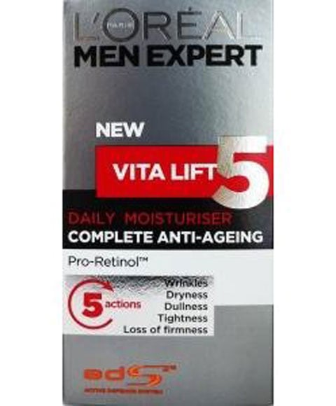 Men Expert Vita Lift 5 Daily Moisturiser Eye Roll On