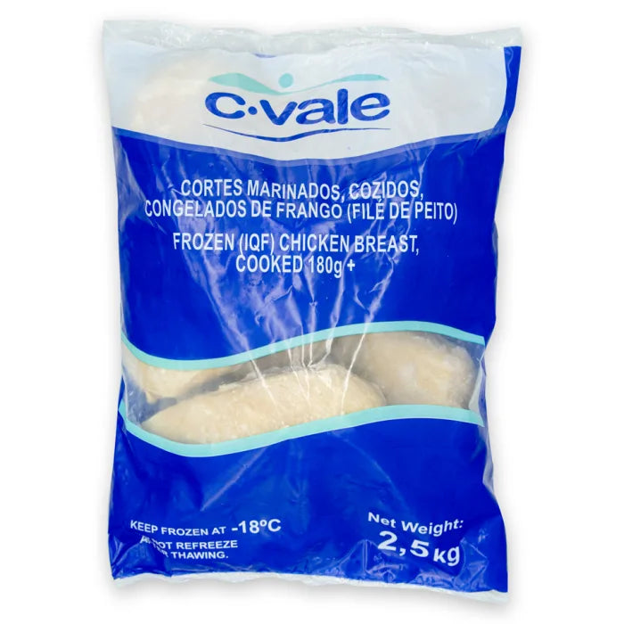 MASC-Vale Brazilian Steam Cooked Chicken Fillets-4x2.5kg-Food