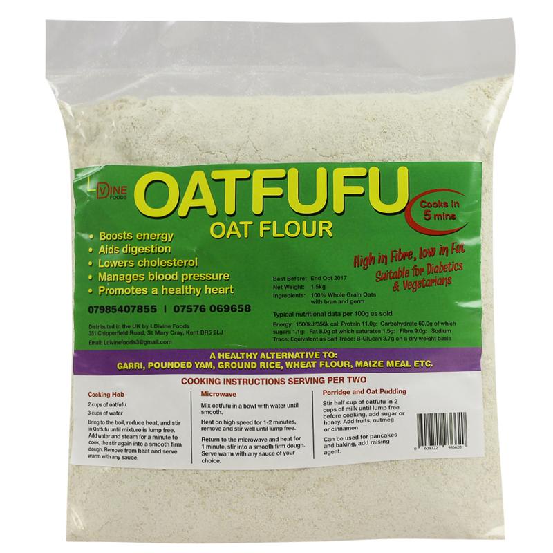 LDVINE Oat Fufu 1.5kg Box of 10