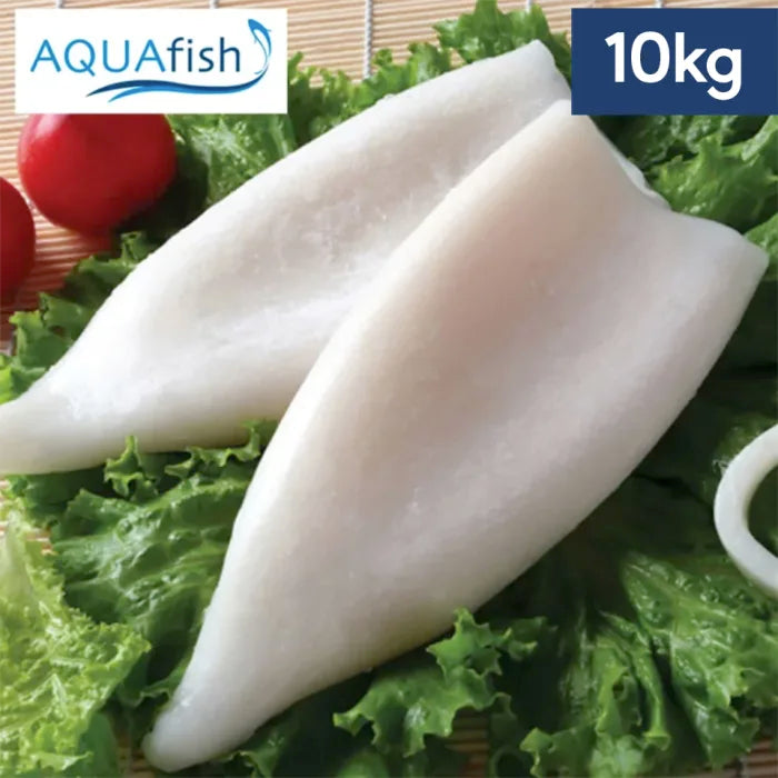 MASAquafish IQF Cleaned U5 Squid Tubes 10 x 1kg-Food