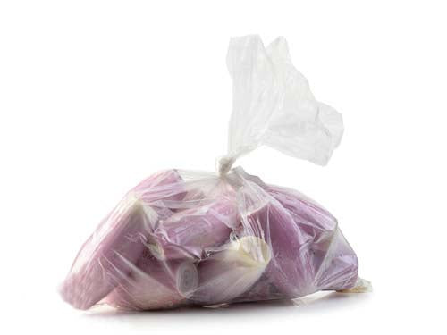 Prepared Peeled Banana Shallot