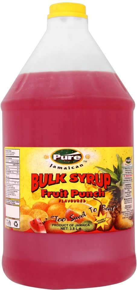 MASPure Bulk Strawberry Syrup 3.8L Box of 4-Fd