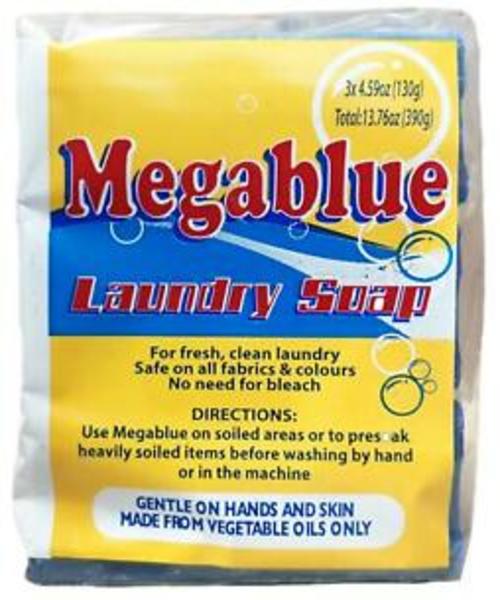 MASBlue Power Megablue Laundry Soap 130g Box of 12-Fd