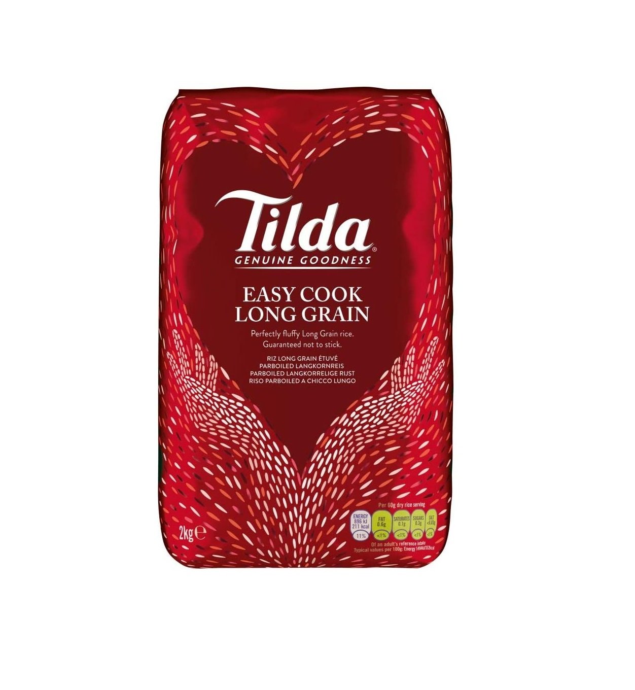 MASTilda Easy Cook Rice 2kg Box of 4-Fd