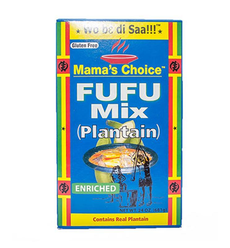 MASMamas Choice Plantain Fufu Mix with Real Plantain 681g Box of 6-Fd