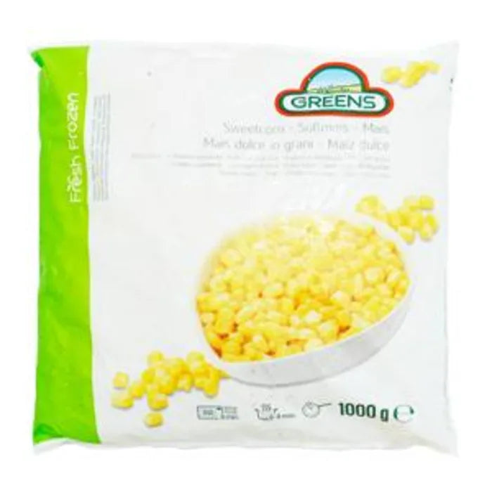 MASGreens Frozen Sweetcorn Kernels (Bags)-1x1kg-Food