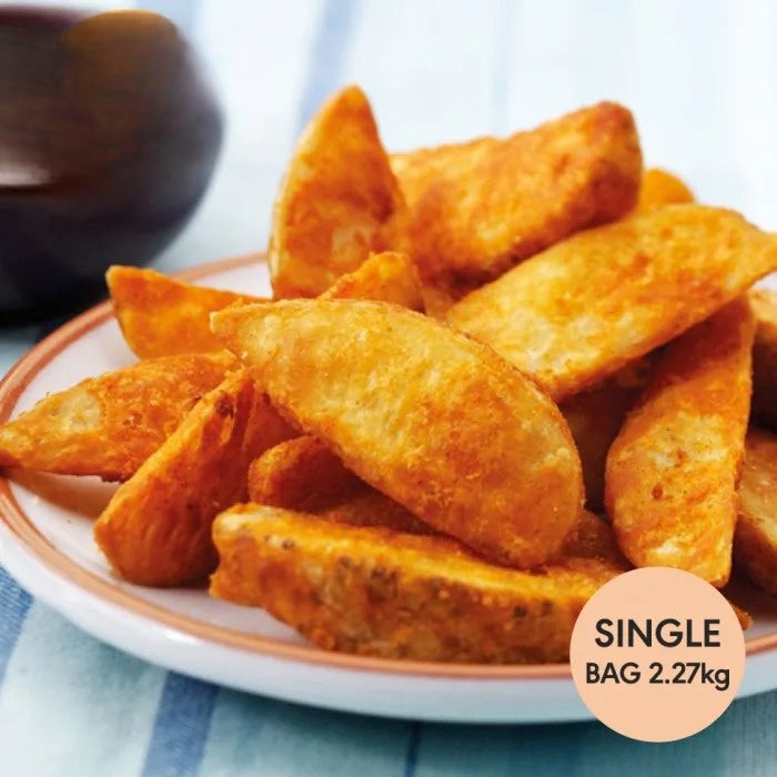 McCain Southern Fried Wedge Fries-1x2.27kg