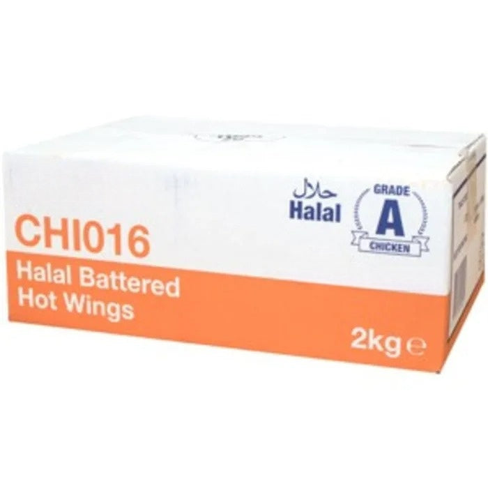 MASHalal Battered Hot Wings-1x2kg-Food