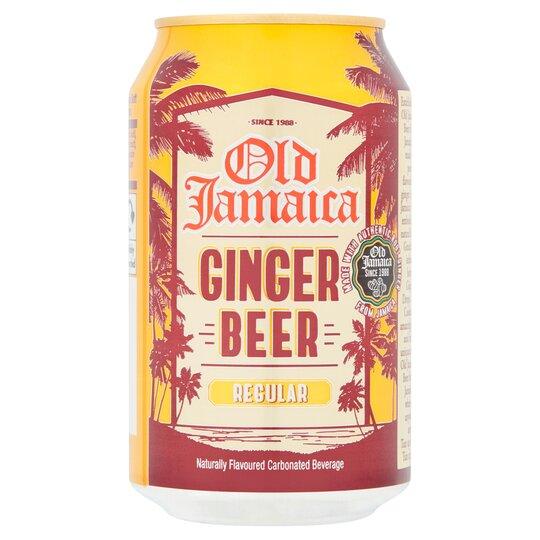 MASOld Jamaica Ginger Beer 330ml Case of 24-Fd Drinks Asetena Pa