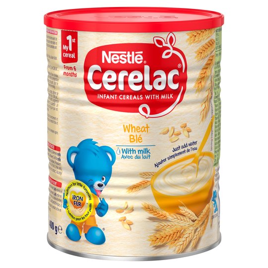MASNestle Cerelac Six Month Wheat and Milk Cereal 400G-Mas
