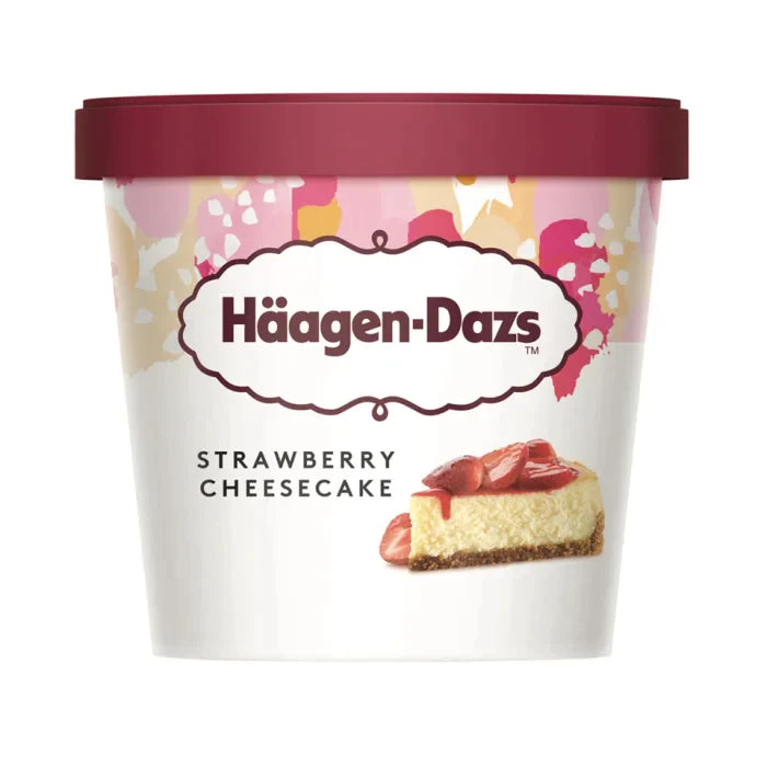 MASHaagen Dazs Strawberry Cheesecake Mini Cup 12pc x 95ml-Food