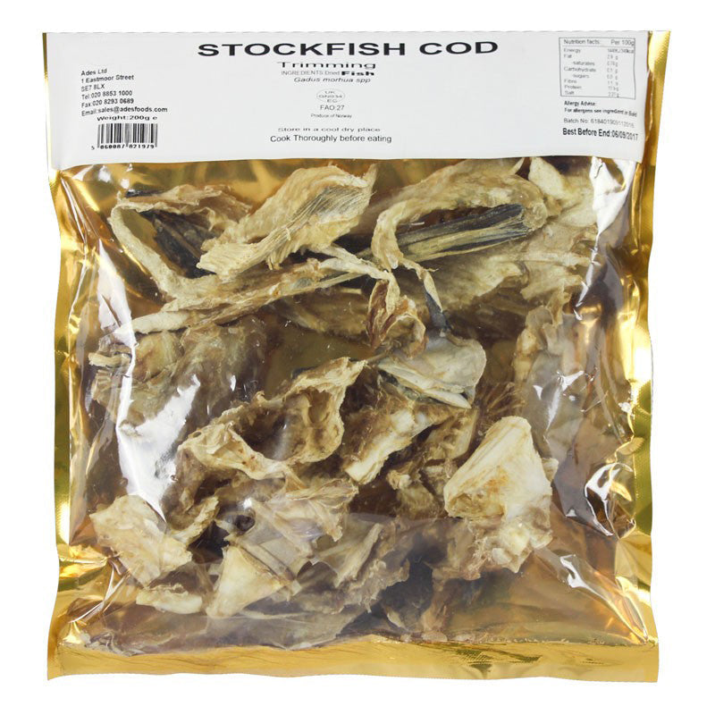 MASBoneless Stockfish Fillet Cod 175g-Fd