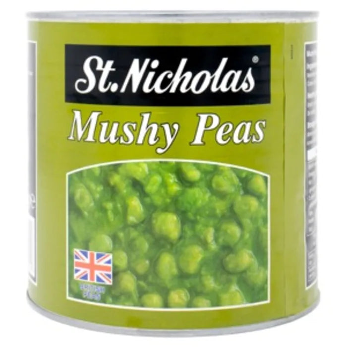 St.Nicholas Mushy Peas (Tin)-1x2.61kg-Food