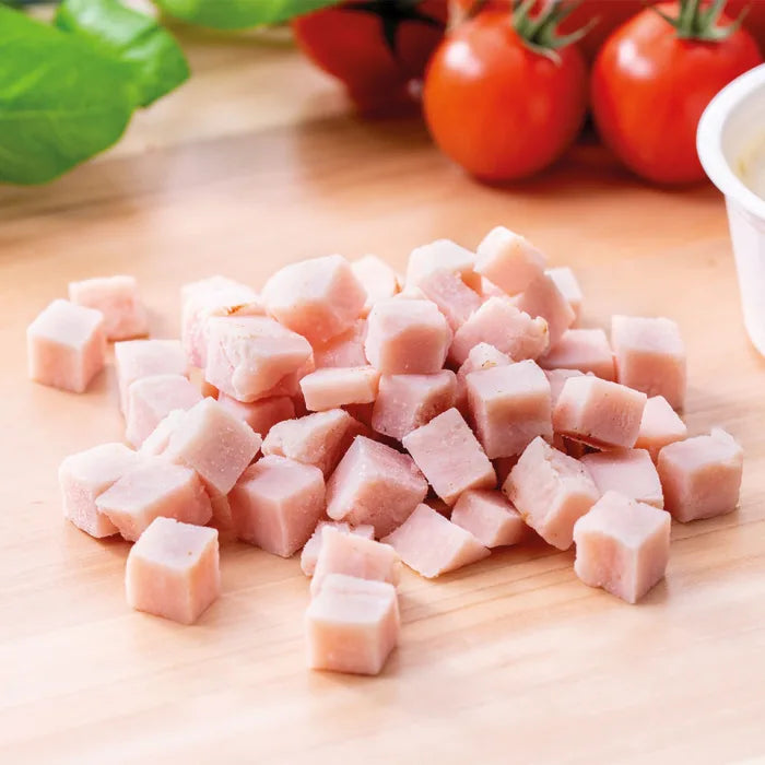 MASIQF Halal Cooked Plain Chicken Dices (12mm)-1x1kg-Food