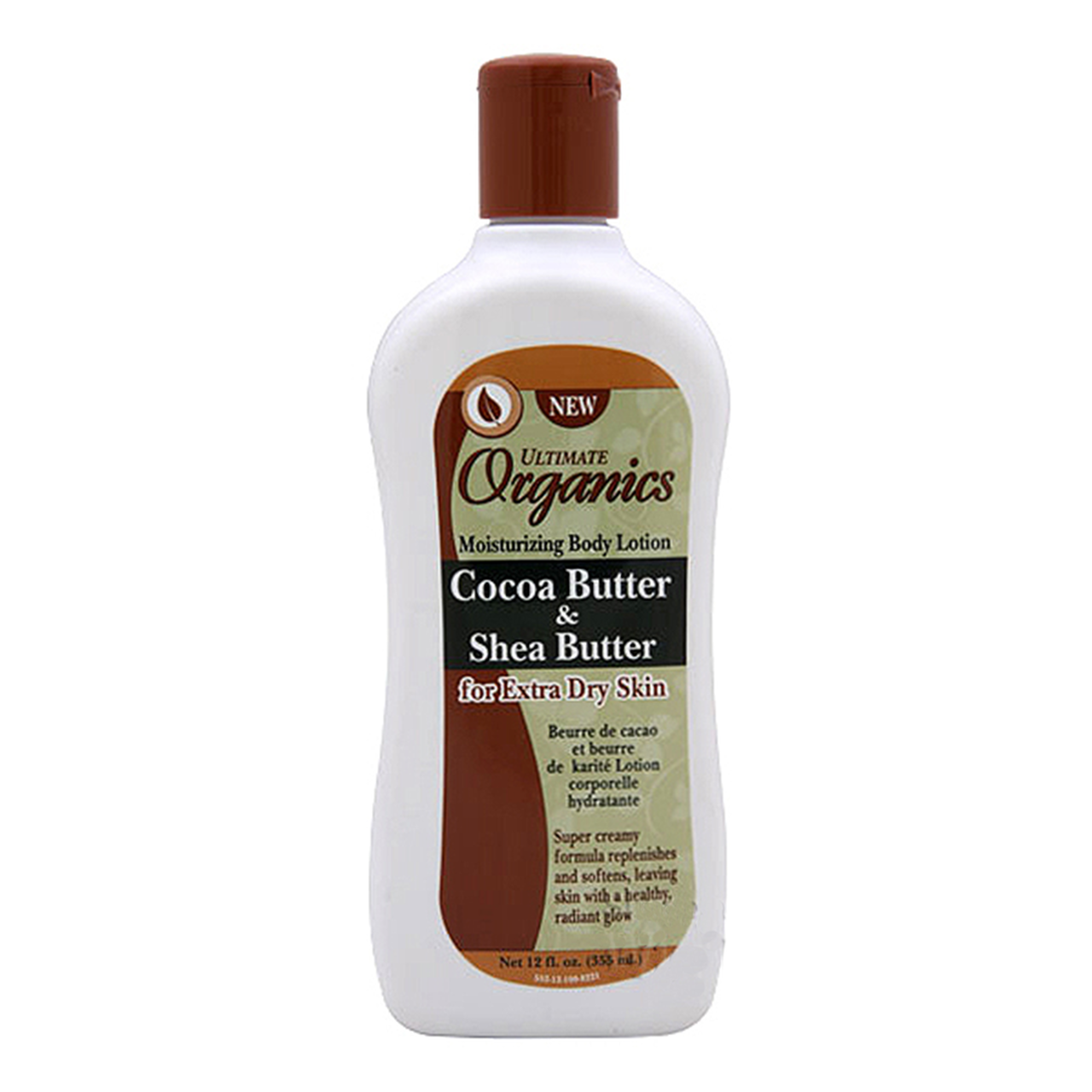 MASUltimate Organic Cocoa Butter & Shea Butter 12oz-Fd