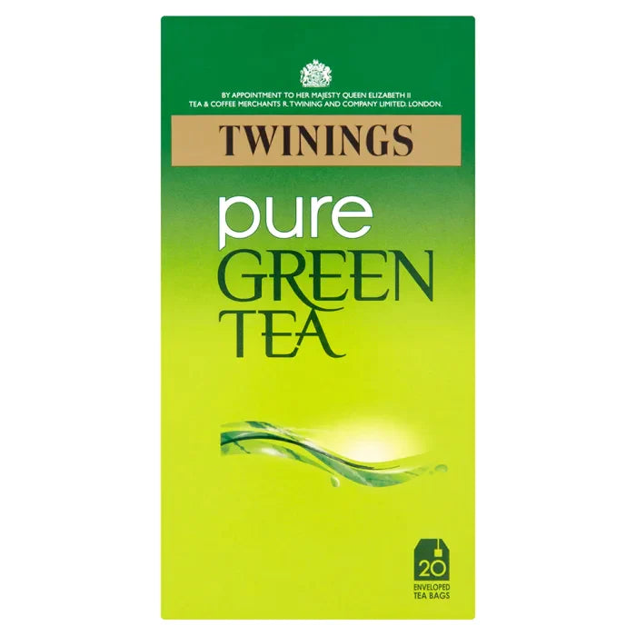 Twinings Pure Green Enveloped Tea Bags 1pc x 20-Food