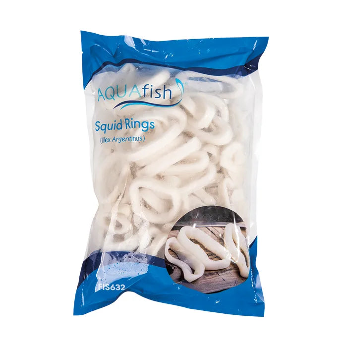Aquafish Raw Squid Rings-1kg Sales Asetena Pa