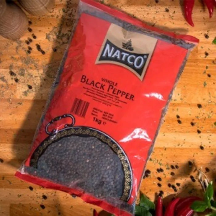 MASNatco Whole Black Pepper 1kg-Food