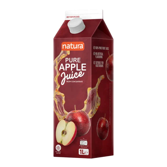 MASNatura Pure Apple Juice Carton 12 x 1L-Food