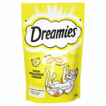 Dreamies Cat Treats Cheese Std Pack  8x60g