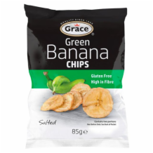 Grace Banana Chips Green  9x85g