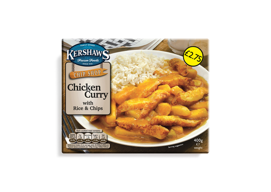 Kershaws Chicken Curry UNIT 6x450g . Packed 2 units to a case.Unit Weight: 2.52 Kilos.
