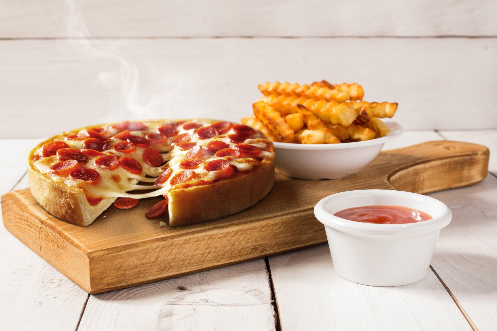 Chicago Town Deep Dish Pepperoni Pizzas 160g 24 x 160g Ready Meals Asetena Pa 
