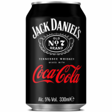 Jack Daniels & Coca Cola  12x330ml