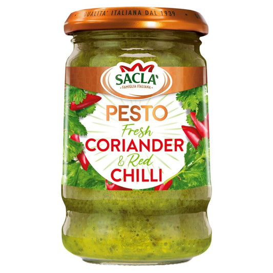 Sacla Pesto Coriander & Chilli    6x190g