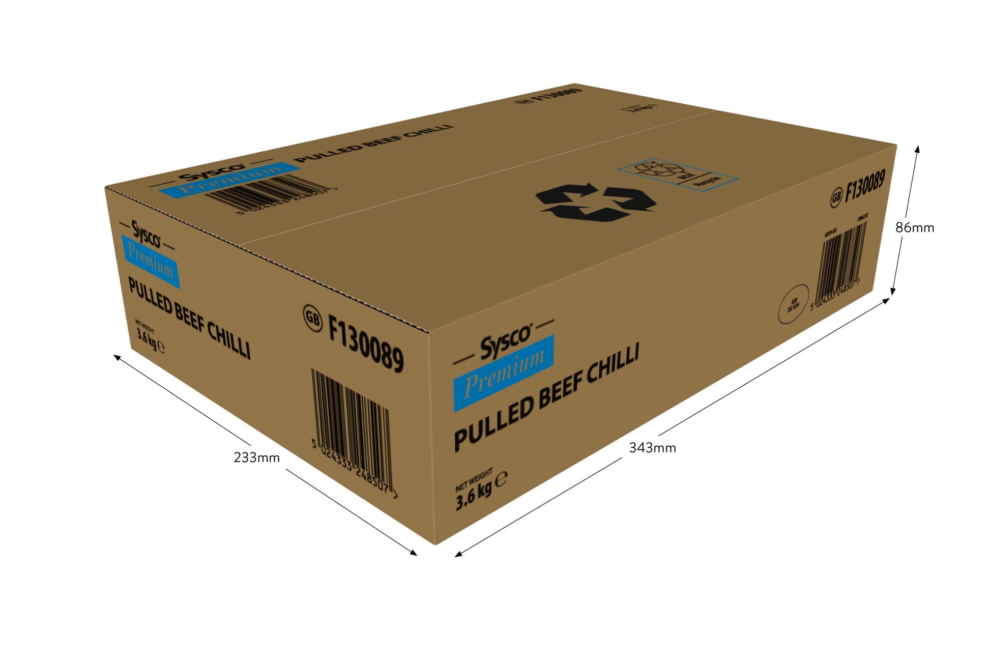 Sysco Premium Pulled Beef Chilli 12 x 300g Ready Meals Asetena Pa 