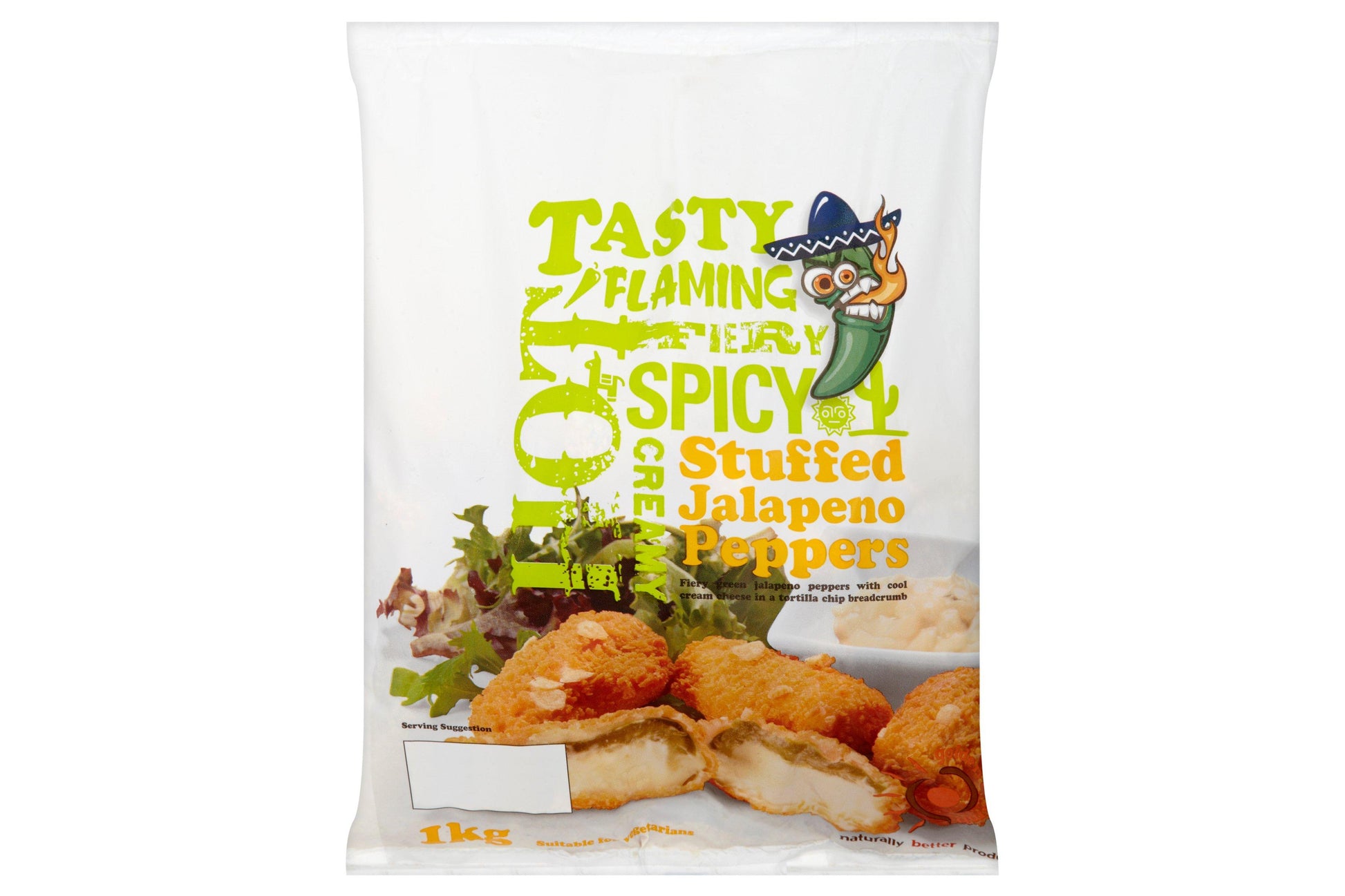 Innovate Tortilla Breaded Cream Cheese Jalapeno Peppers 1 x 1kg Ready Meals Asetena Pa 