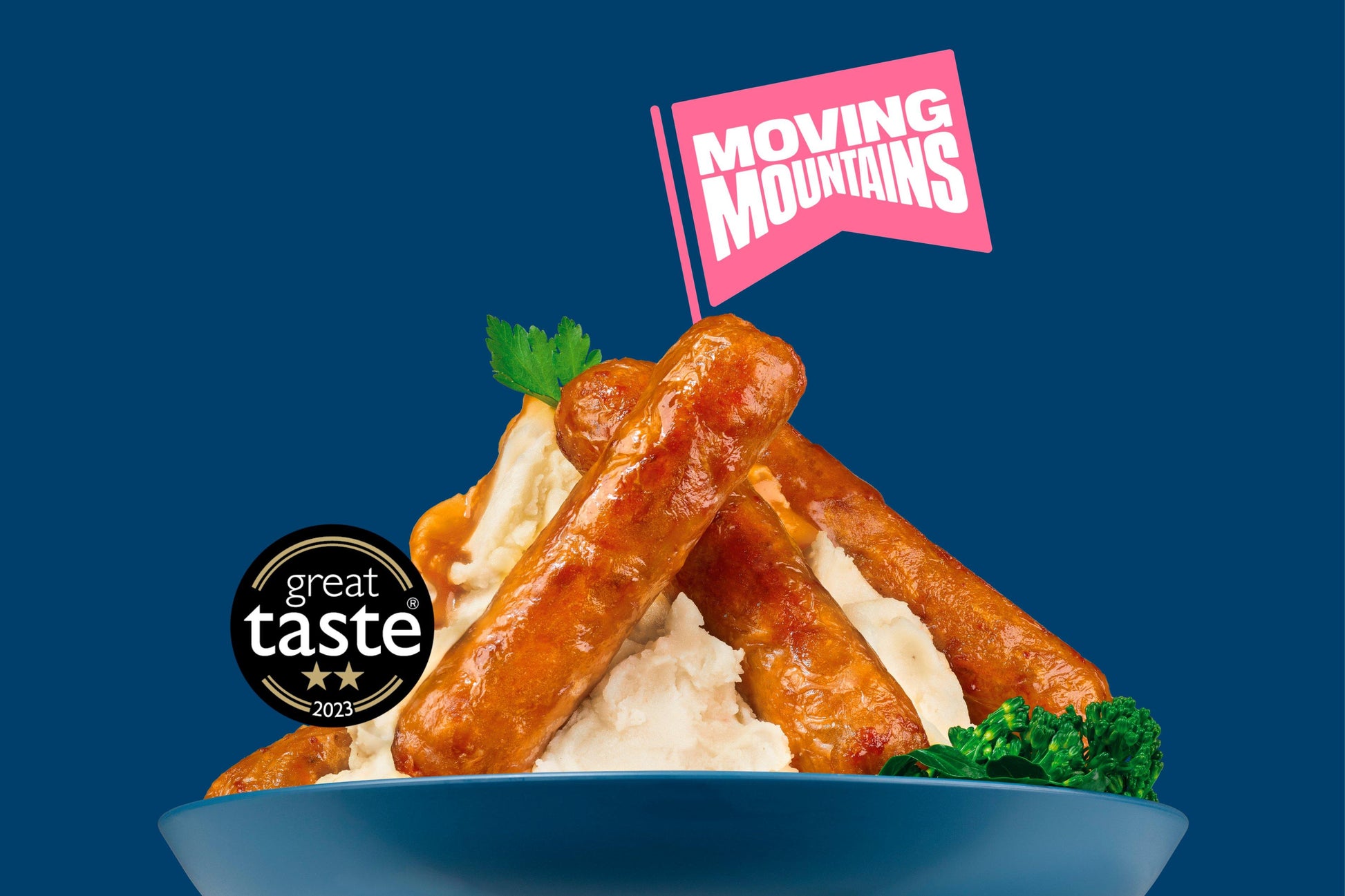 Moving Mountains No-Pork Sausage 50 x 40g Ready Meals Asetena Pa 