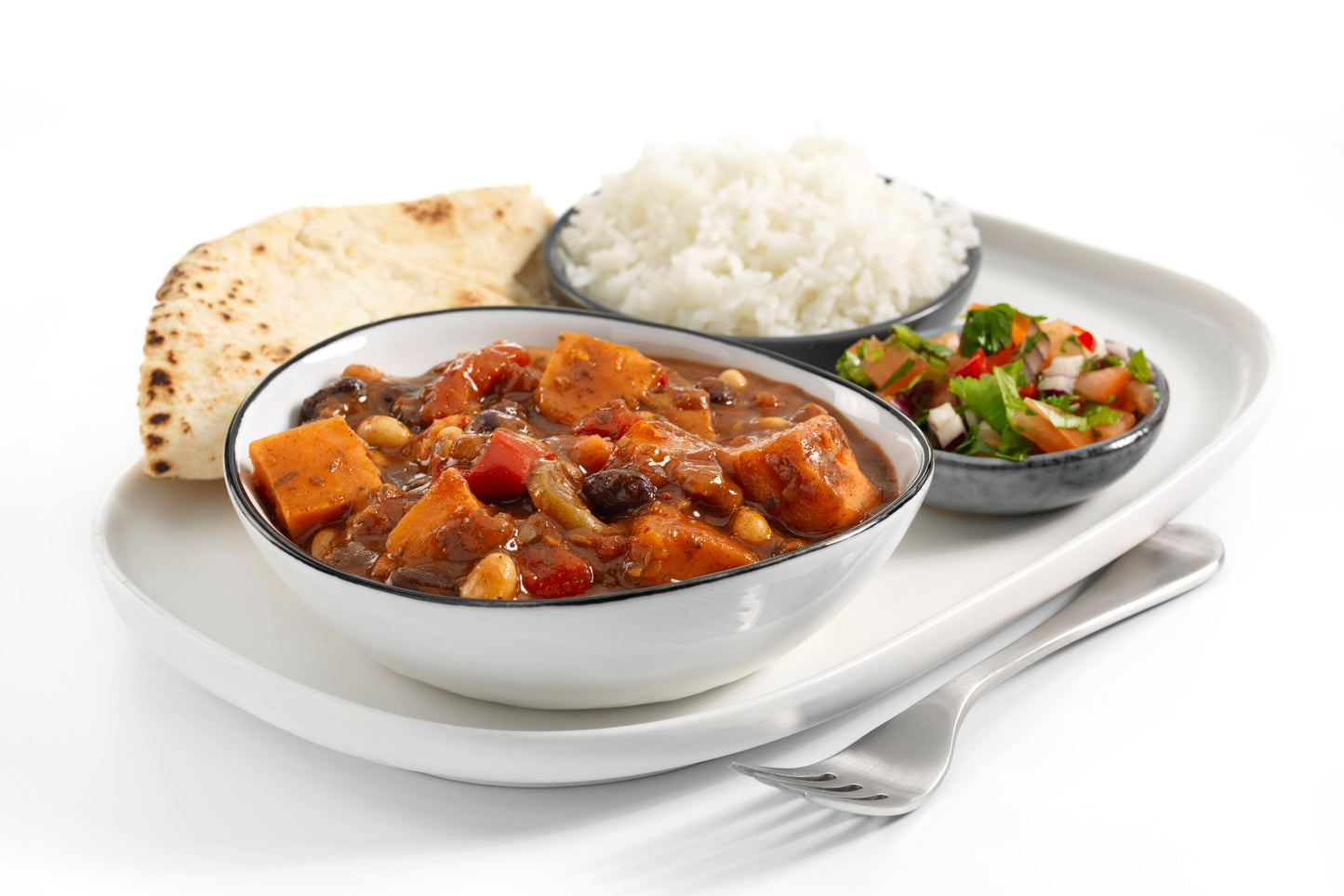 Little and Cull Three Bean & Sweet Potato Chilli 12 x 300g Ready Meals Asetena Pa 