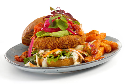 Brakes Plant-Based Chicken Style Burger 20 x 115g Ready Meals Asetena Pa 